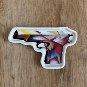 2016 Supreme Alessandro Mendini Ceramic Gun Ashtray Tray 9x5.5" Box Logo